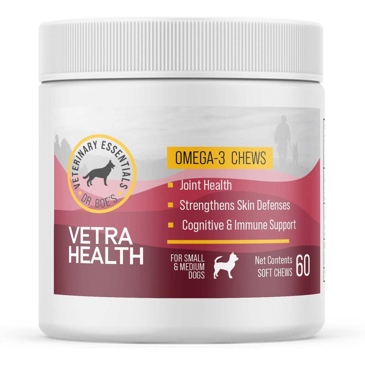 VetraHealth Omega Complete Skin, Joint, Cognitive & Immune System Support for Dogs