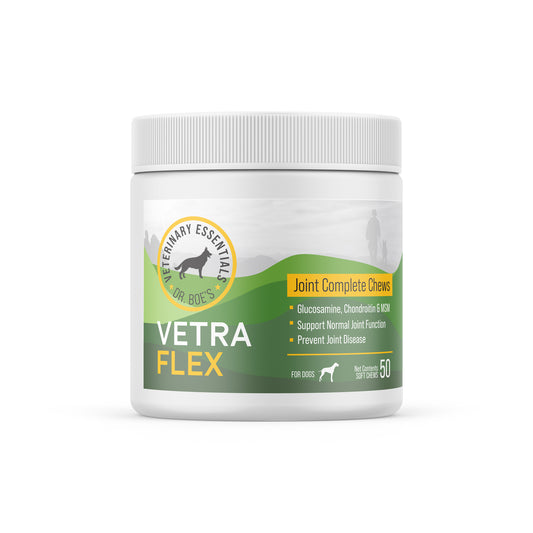 Hip and joint supplement for dogs containing Glucosamine, Chondroitin and MSM