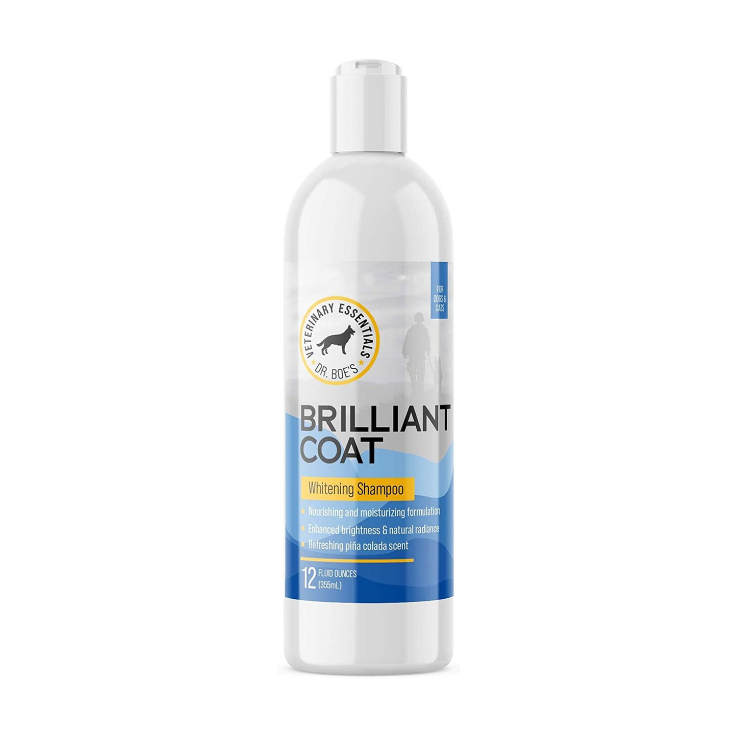 BrilliantCoat Whitening Shampoo & Conditioner for Dogs & Cats