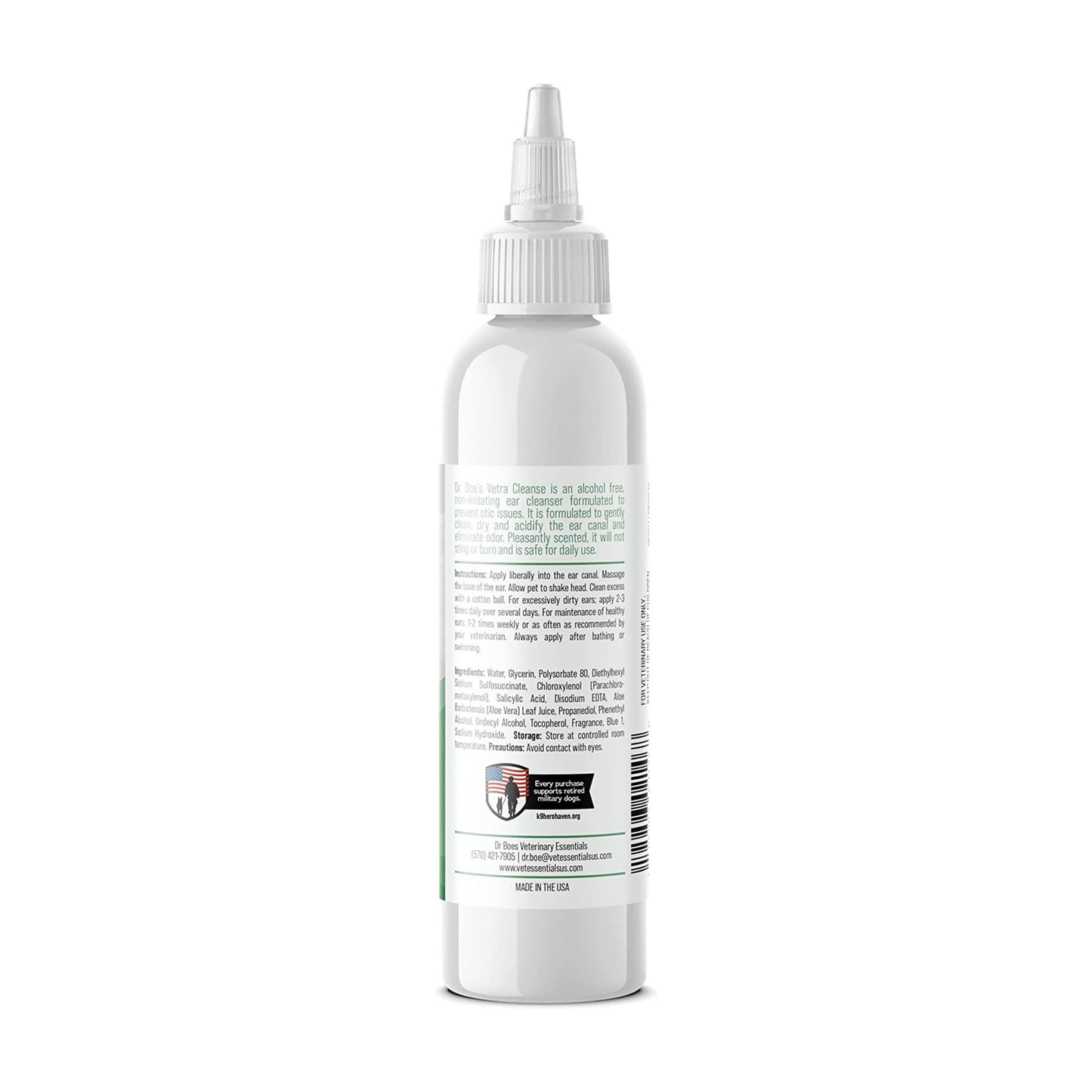 VetraCleanse Advanced Otic Flush - Dog and Cat Ear Cleanser