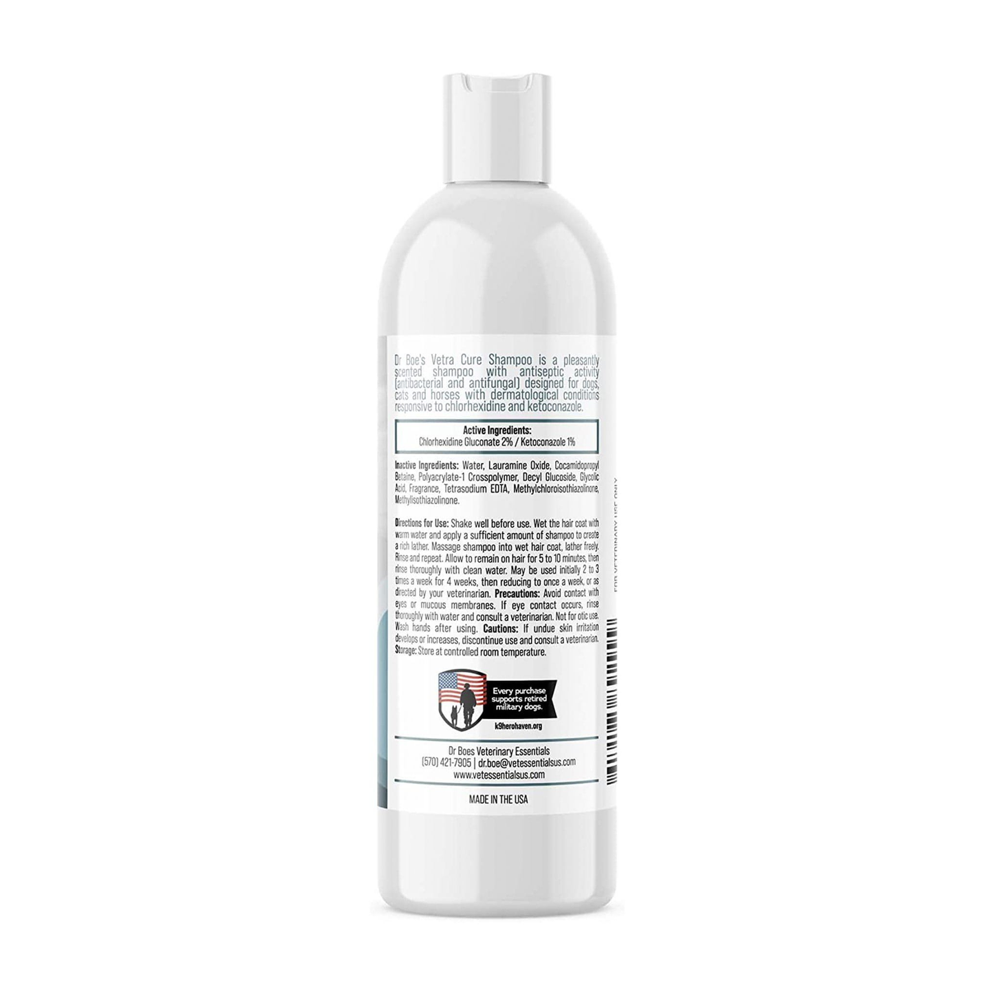 VetraCure Advanced Shampoo – Antiseptic Dog and Cat Shampoo