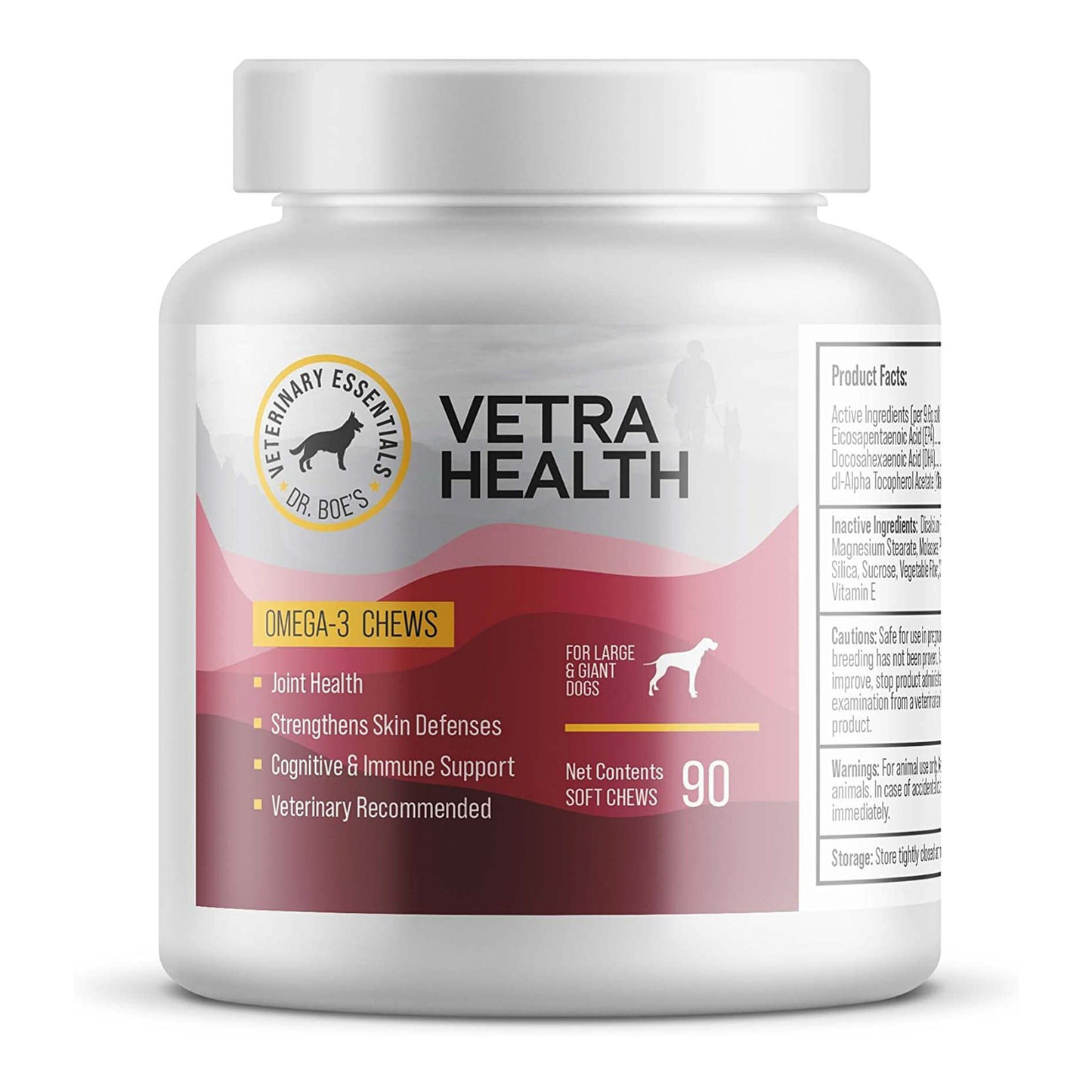 VetraHealth Omega Complete Skin, Joint, Cognitive & Immune System Support for Dogs